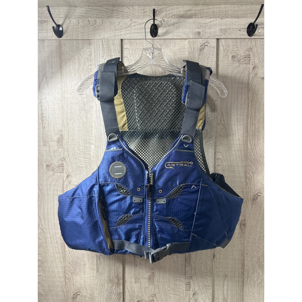 Astral V-Eight PFD Life Jacket Blue Medium Large Paddling Sailing V8 Vest